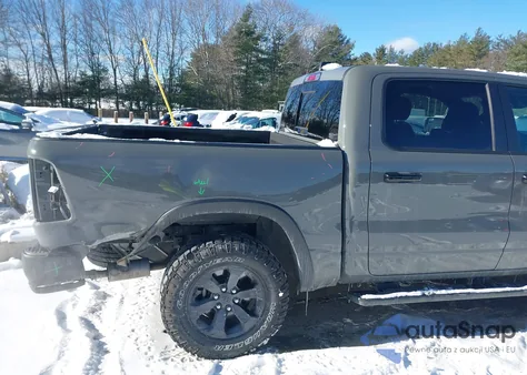 2023 Ram 1500 Rebel 4X4 5'7 Box z USA, uszkodzony, nr VIN 1C6SRFLT7PN670902